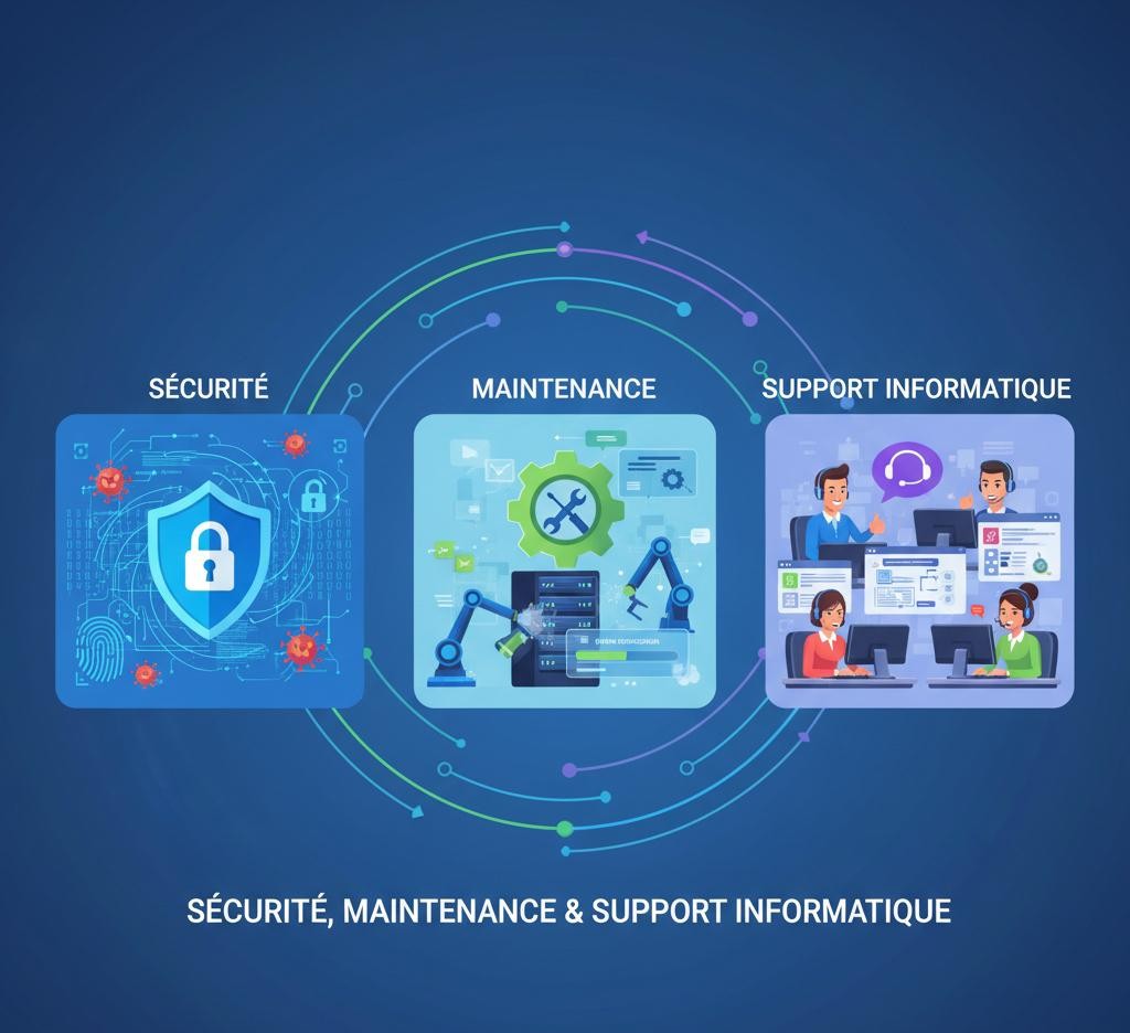 Sécurité, Maintenance et Support Informatique
